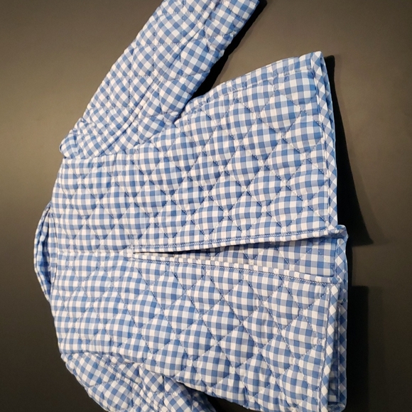 Ralph Lauren Gingham Girls Coat - Picture 4 of 6